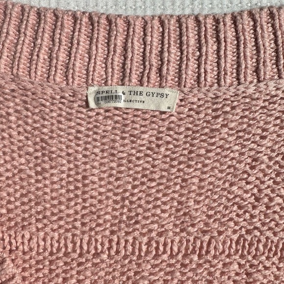 Spell & The Gypsy Pearl on Pearl Pink Cardigan Sweater - Picture 8 of 10